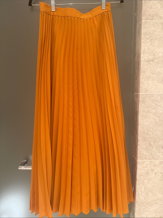 MaxMara Dresses & Skirts - Weekend MaxMara mustard yellow Pleated Maxi Skirt size 6